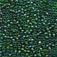 Emerald Rainbow Glass Bead
