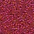 Mardi Gras Red Antique Glass Bead