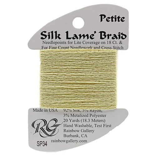 Silk Lame Braid Petite - SP34 Lemon