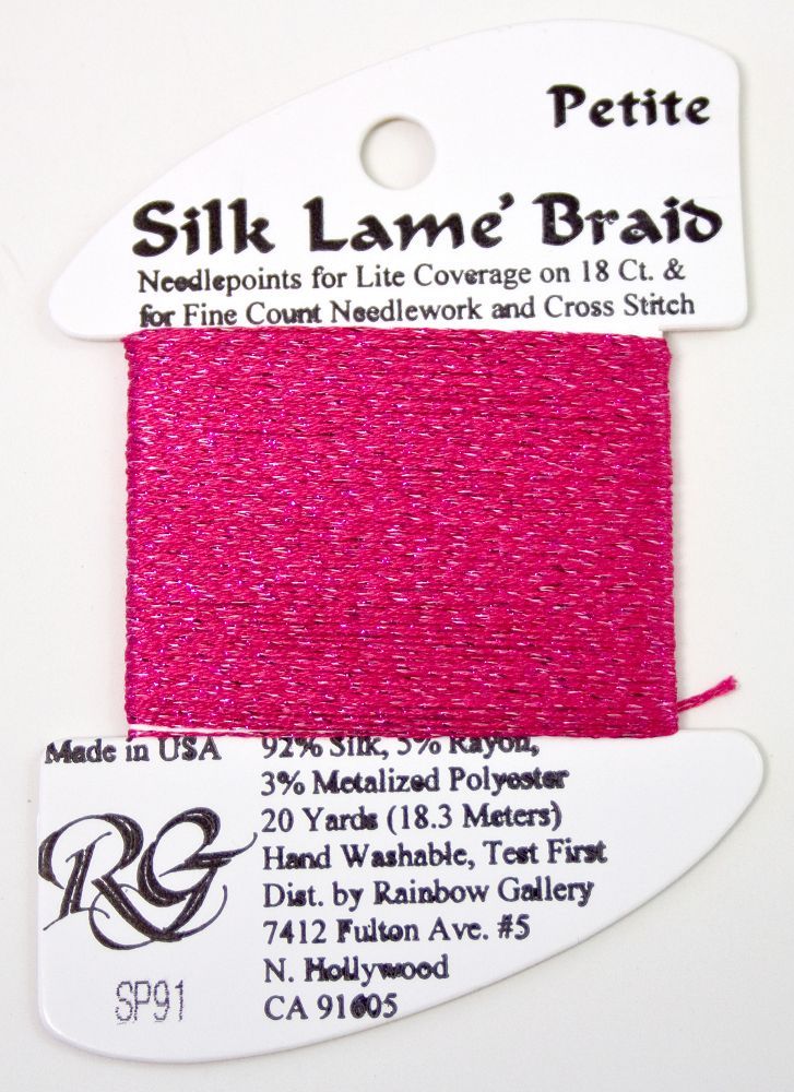 Silk Lame Petite SP91 DARK RASPBERRY
