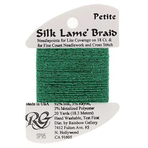 Silk Lame Braid Petite - 95 Medium Christmas Green