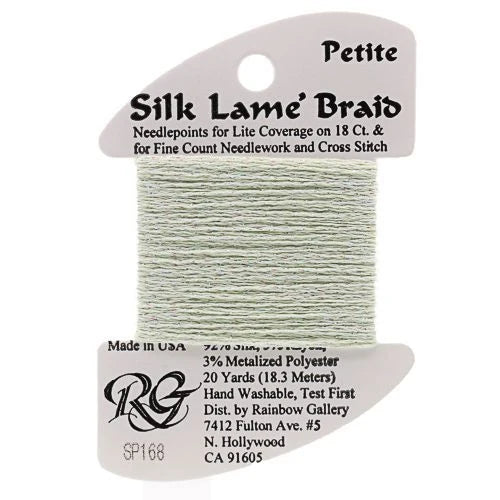 Silk Lame Petite SP168 SEAFOAM