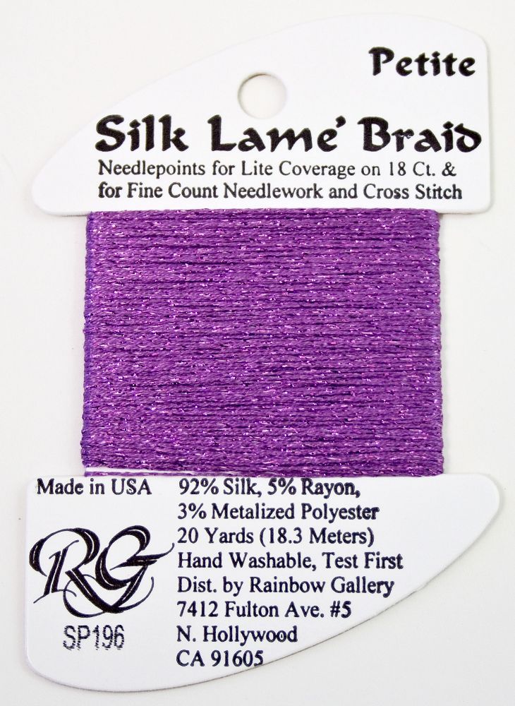 Silk Lame Braid Petite - SP196 Orchid Mist