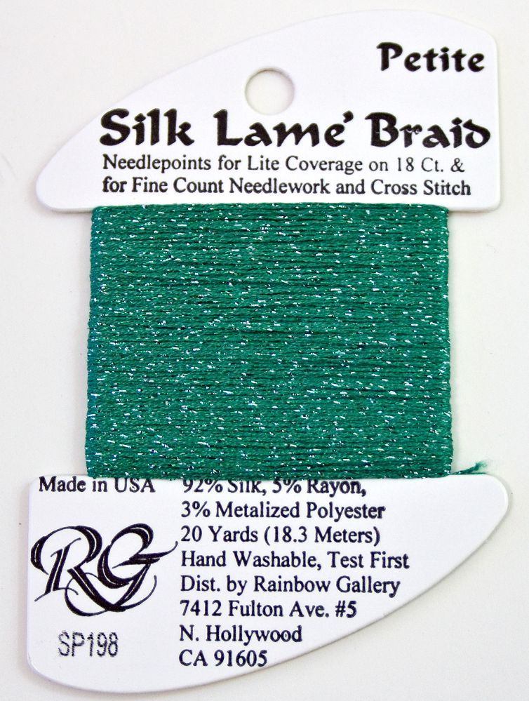 Silk Lame Braid Petite - SP198 Wasabi