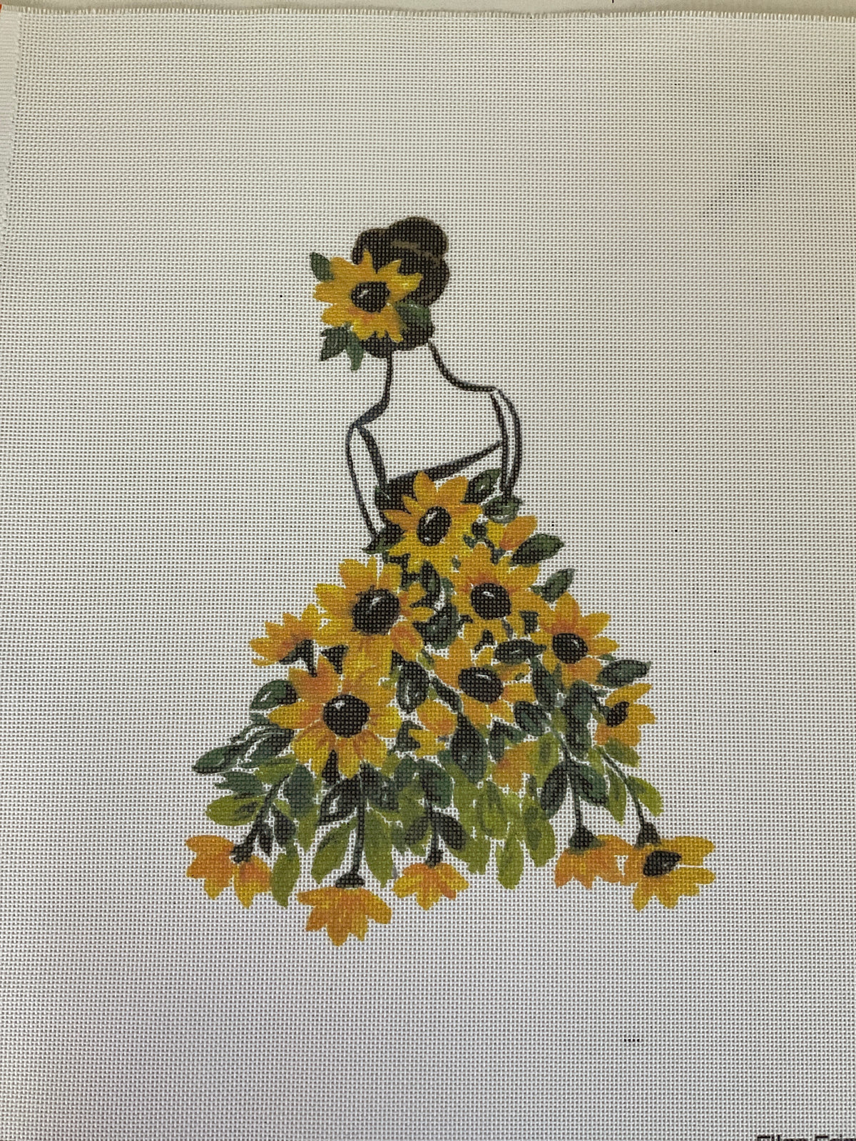 Lady w/Sunflowers ECT876SU