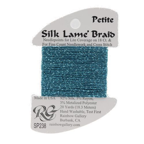 Silk Lame Petite SP238 TEAL ZEAL