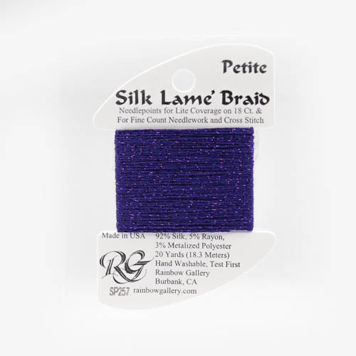 Silk Lame Braid Petite - SP257 Boysenberry