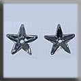 Small 5 Pointed Star Crystal Bright Bead