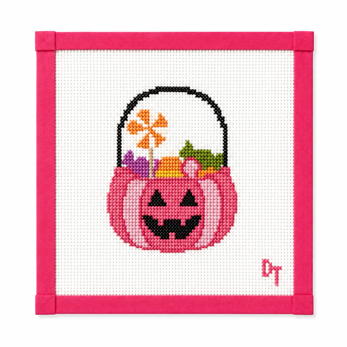 Pink Pumpkin Bucket