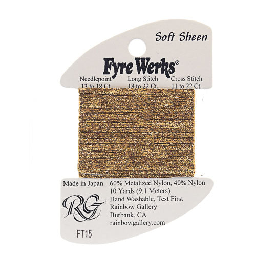 FYRE WERKS FT15 Old Gold