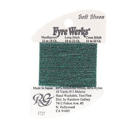FYRE WERKS FT27-TREE GREEN
