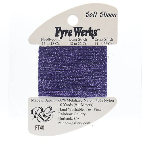FYRE WERKS FT40-DARK PERIWINKLE