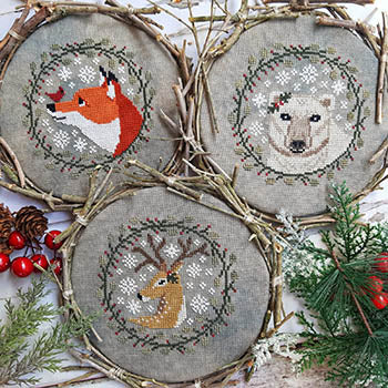 Winter Animals Trio 2024 by Paola Rizzi - Puntini Puntini
