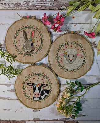 Spring Animals Trio by Paola Rizzi - Puntini Puntini