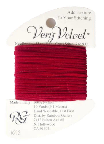 Very Velvet - V212 Cherry Red