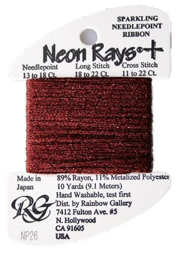 Neon Rays Plus - NP26 Burgundy