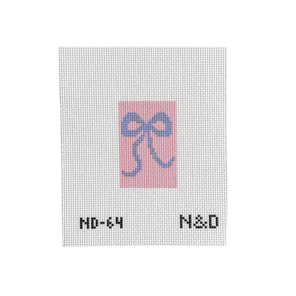 Pink and Purple Bow Luggage Tag Insert
