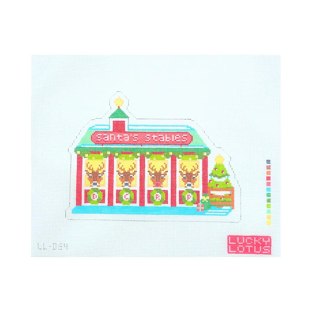 Santa's Stables Christmas Village