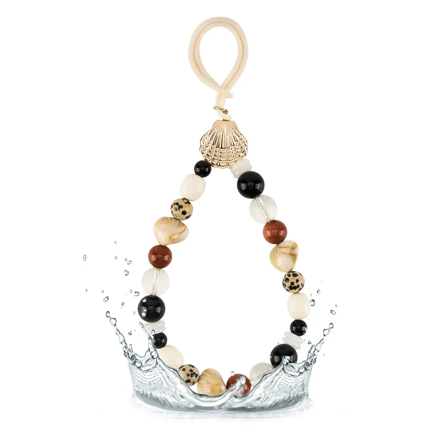 Case-Mate Calico Stone Beaded Bag Charm Accessory