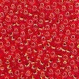 Red Red Petite Glass Bead