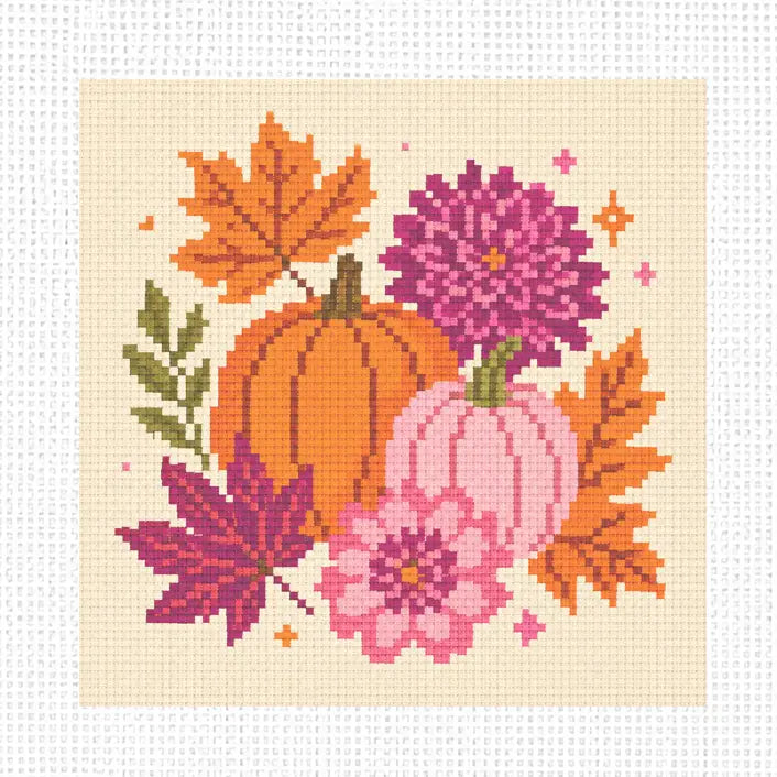 Pink & Orange Fall Floral