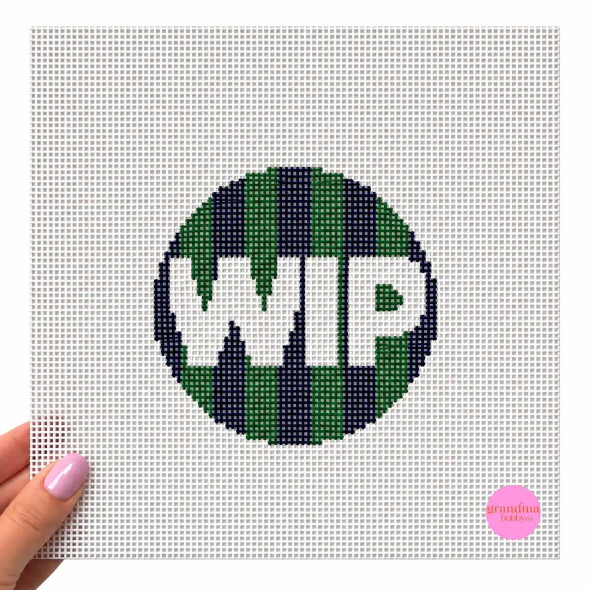 Wip Preppy Green & Blue Stripe