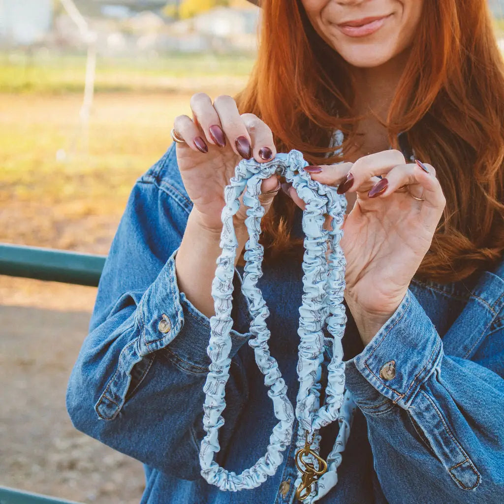 Western Boots & Blue Extended Lanyards