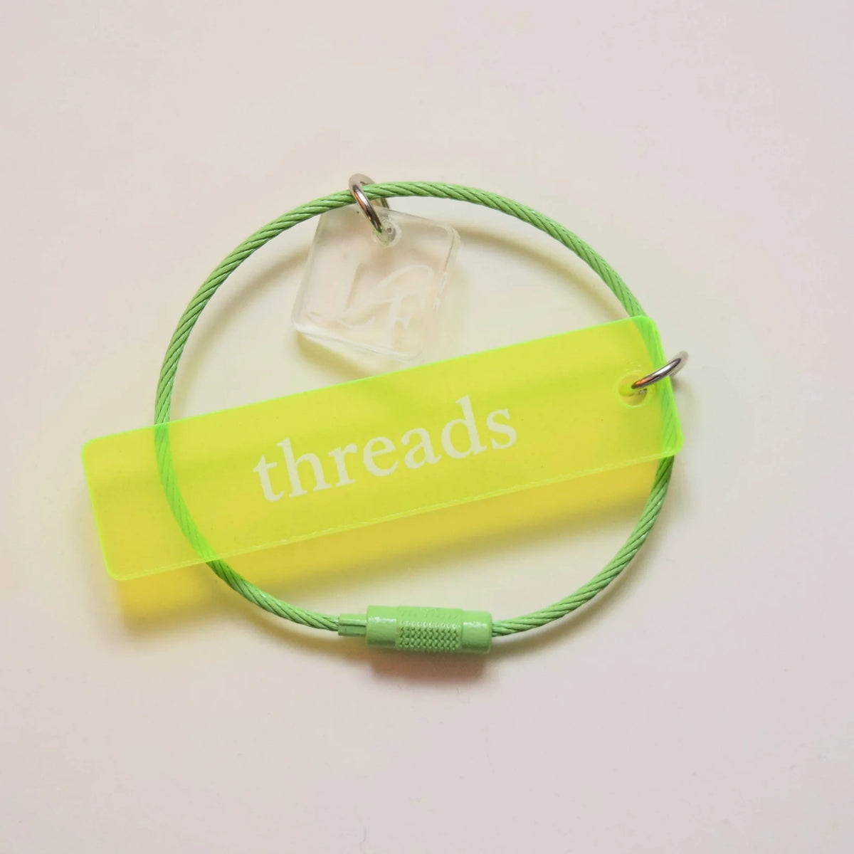'threads' Thread Ring Lime