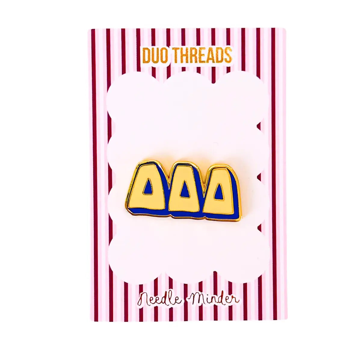 Sorority Bubble Letter Delta Delta Delta Needle Minder
