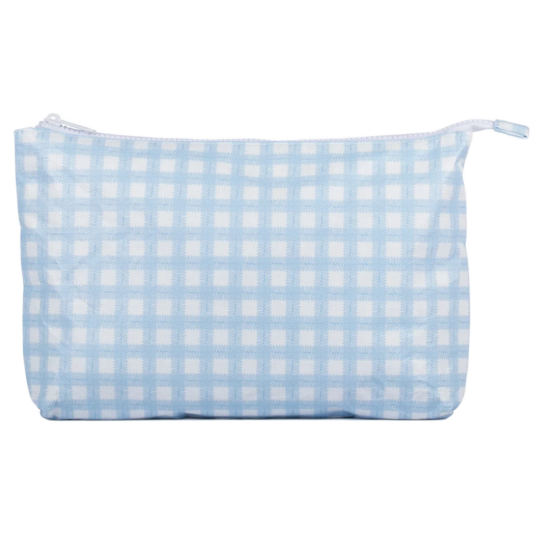 Blue Gingham Medium Stash Bag