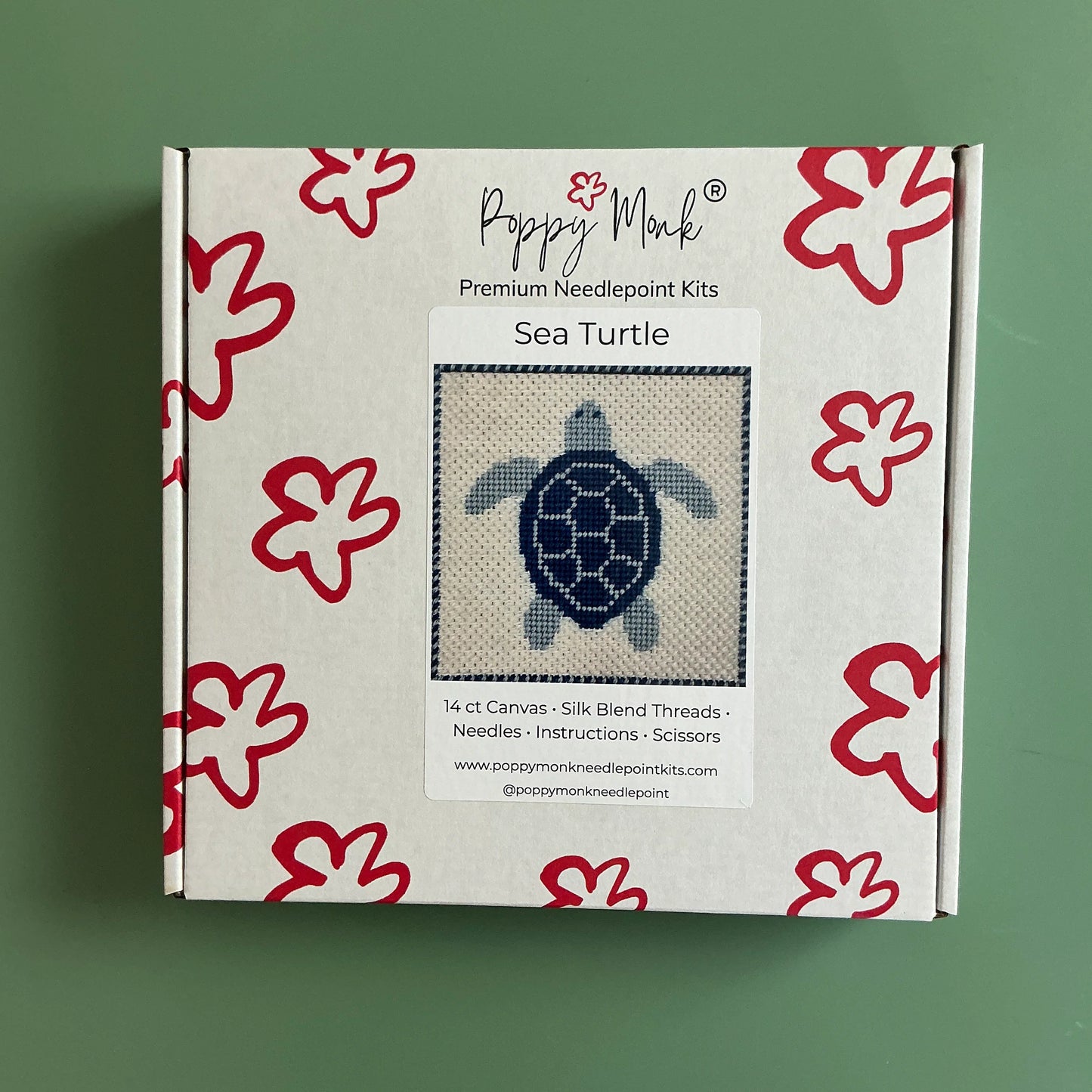 Sea Turtle Needlepoint Kit