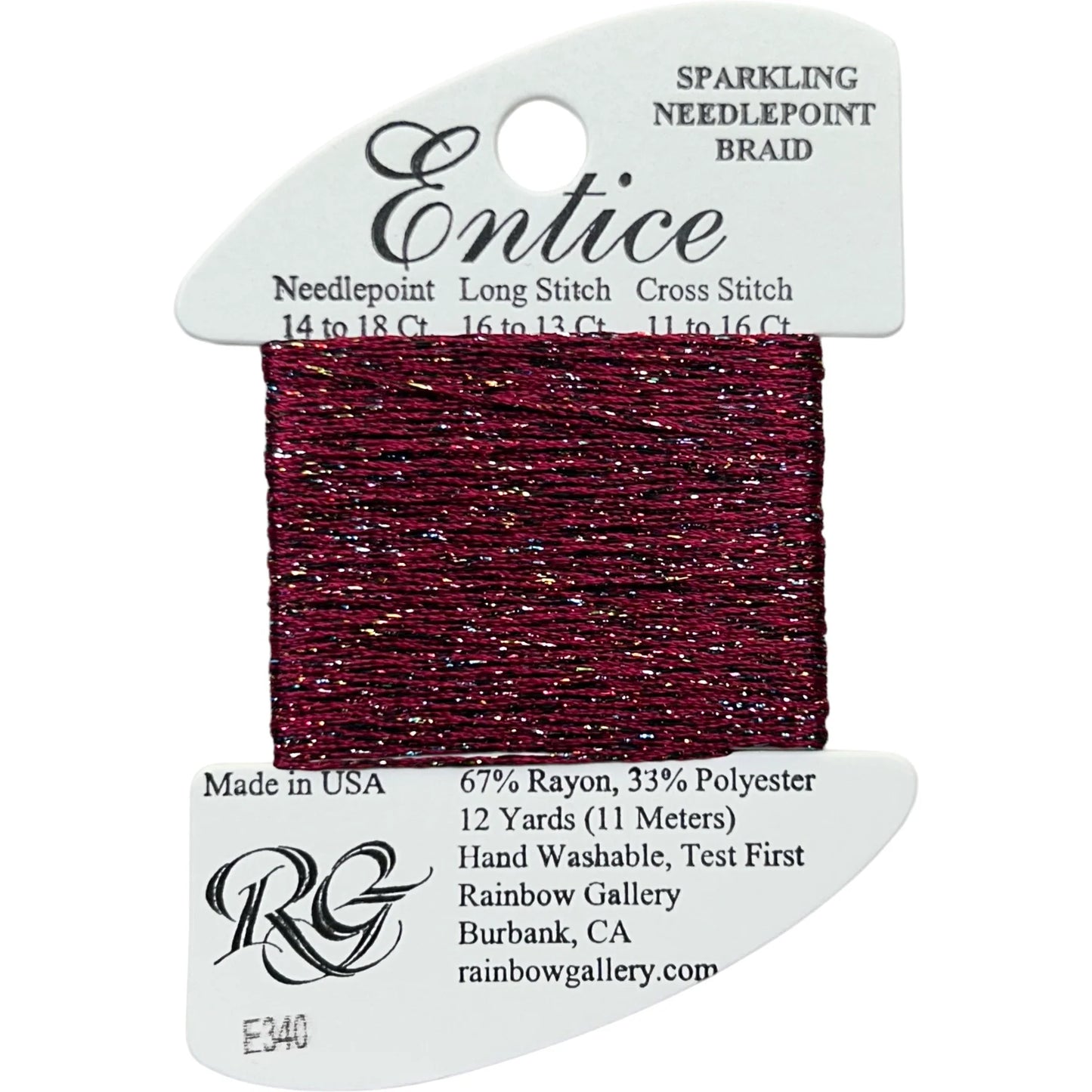 ENTICE E340-MARDI GRAS RED