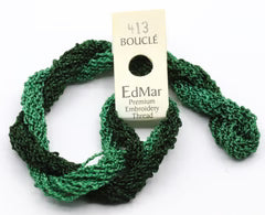 Bouclé - 413 Dark to Medium Moss Green