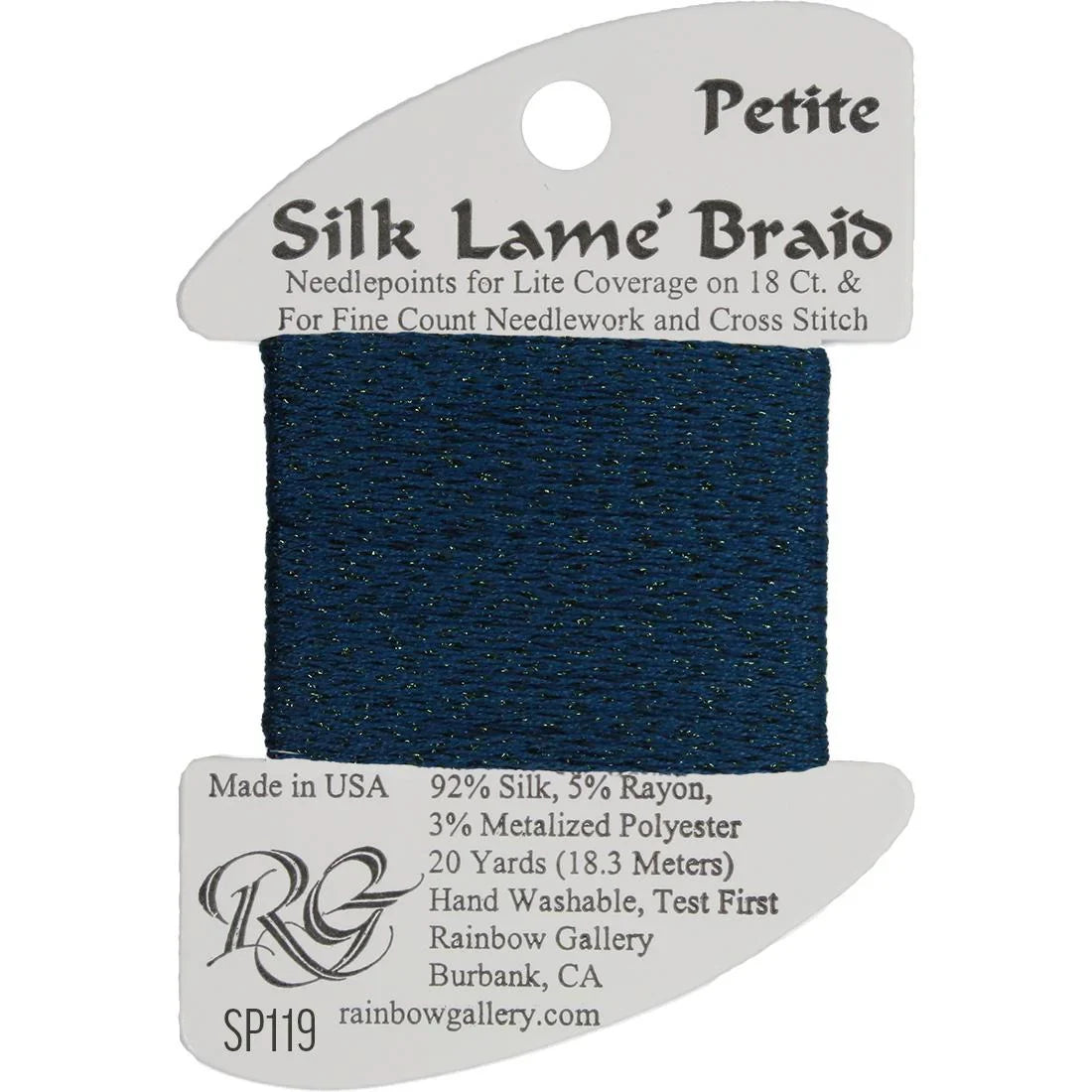 Silk Lame Petite SP119 BLUE SAPPHIRE