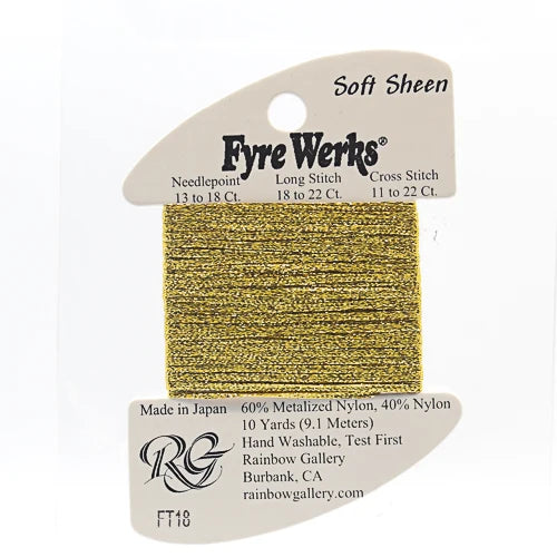 FYRE WERKS FT18-YELLOW GOLD