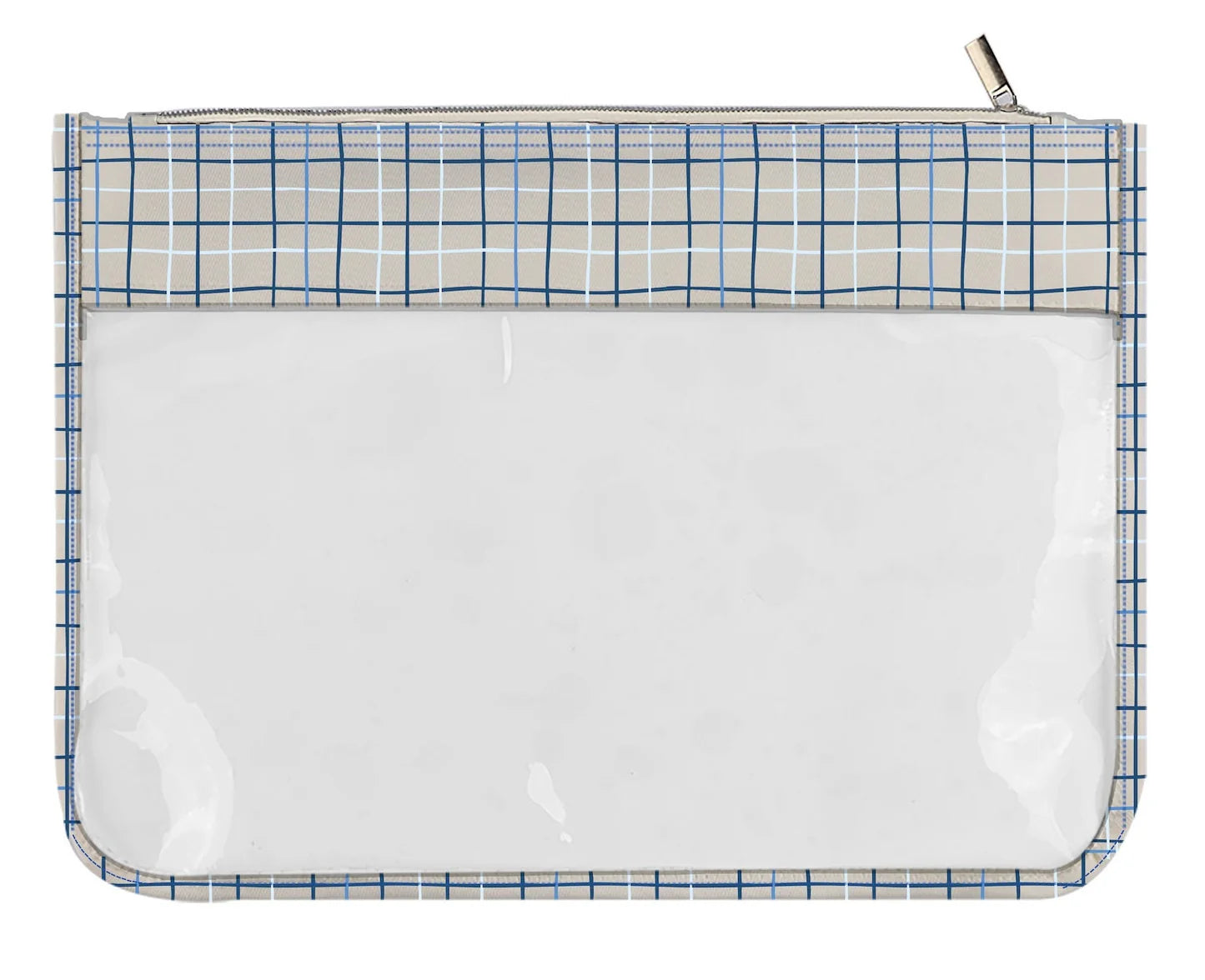 Geometric Mesh Pattern - Medium PVC Project Bag