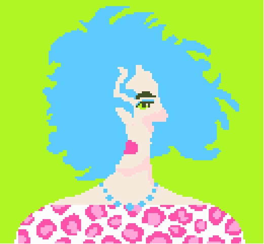 Blue Hair Girl