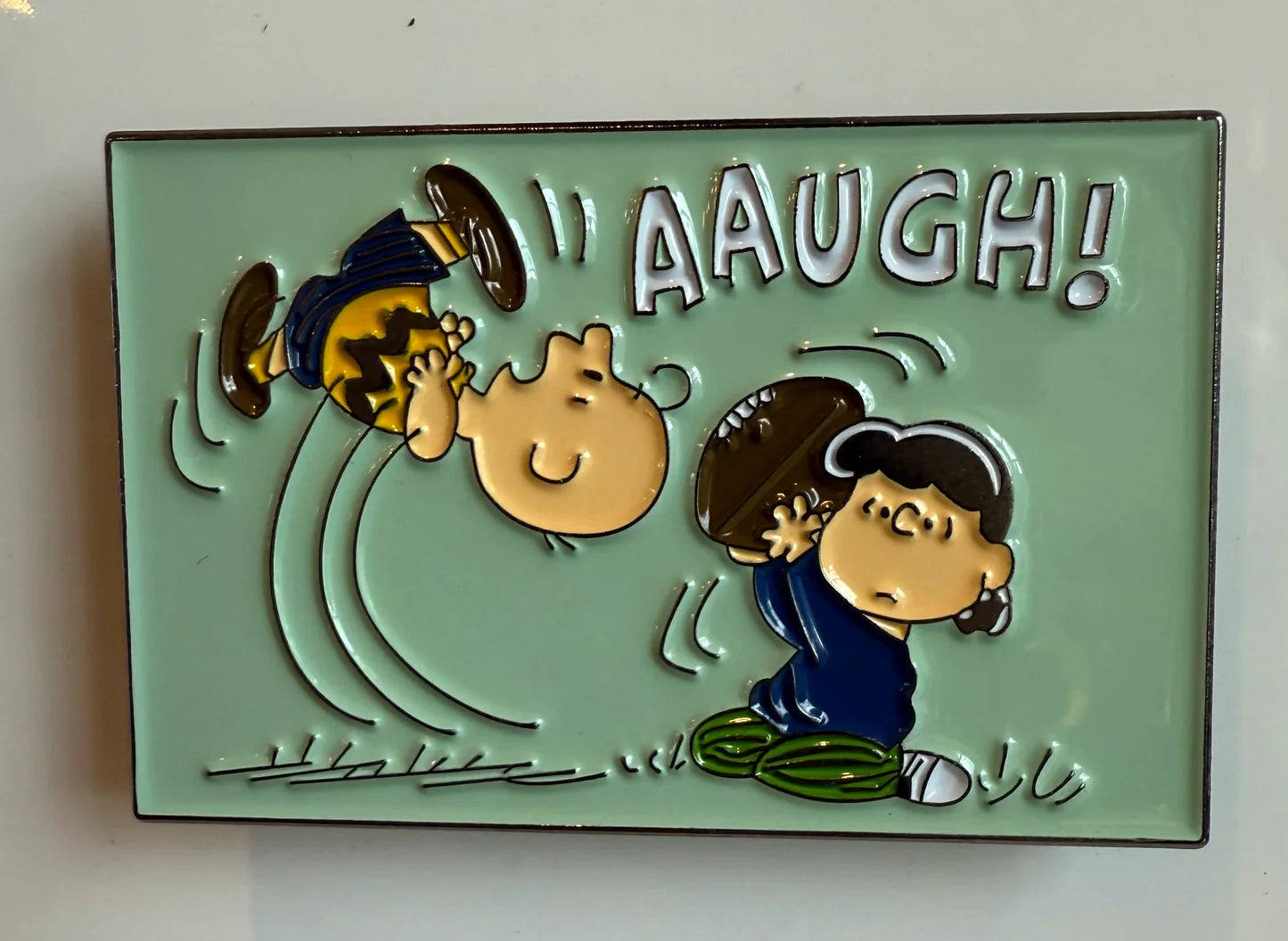 PEANUTS - AARGH Enamel Needle Minder