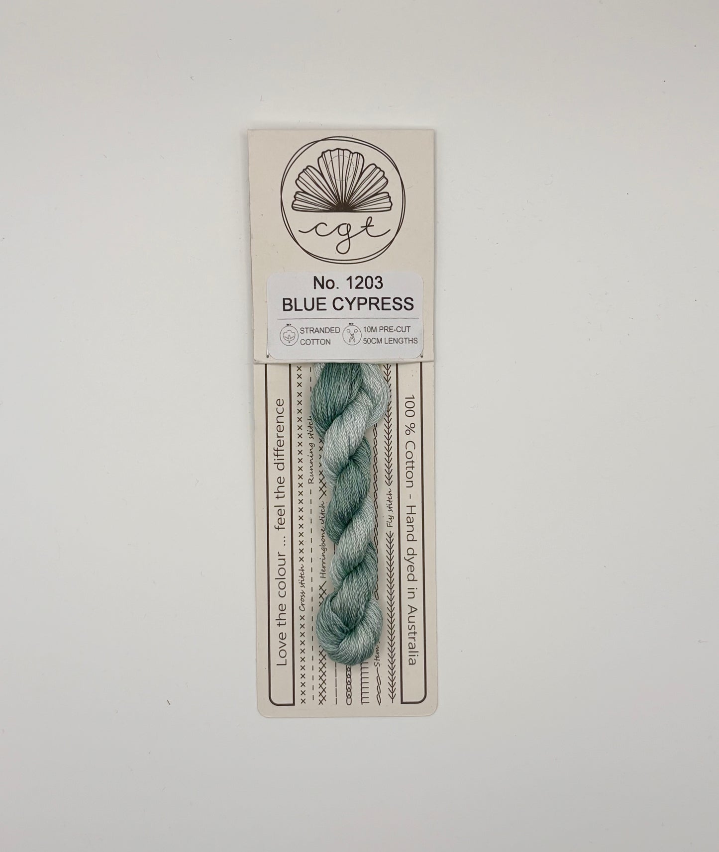 Cottage Garden Thread Blue Cypress