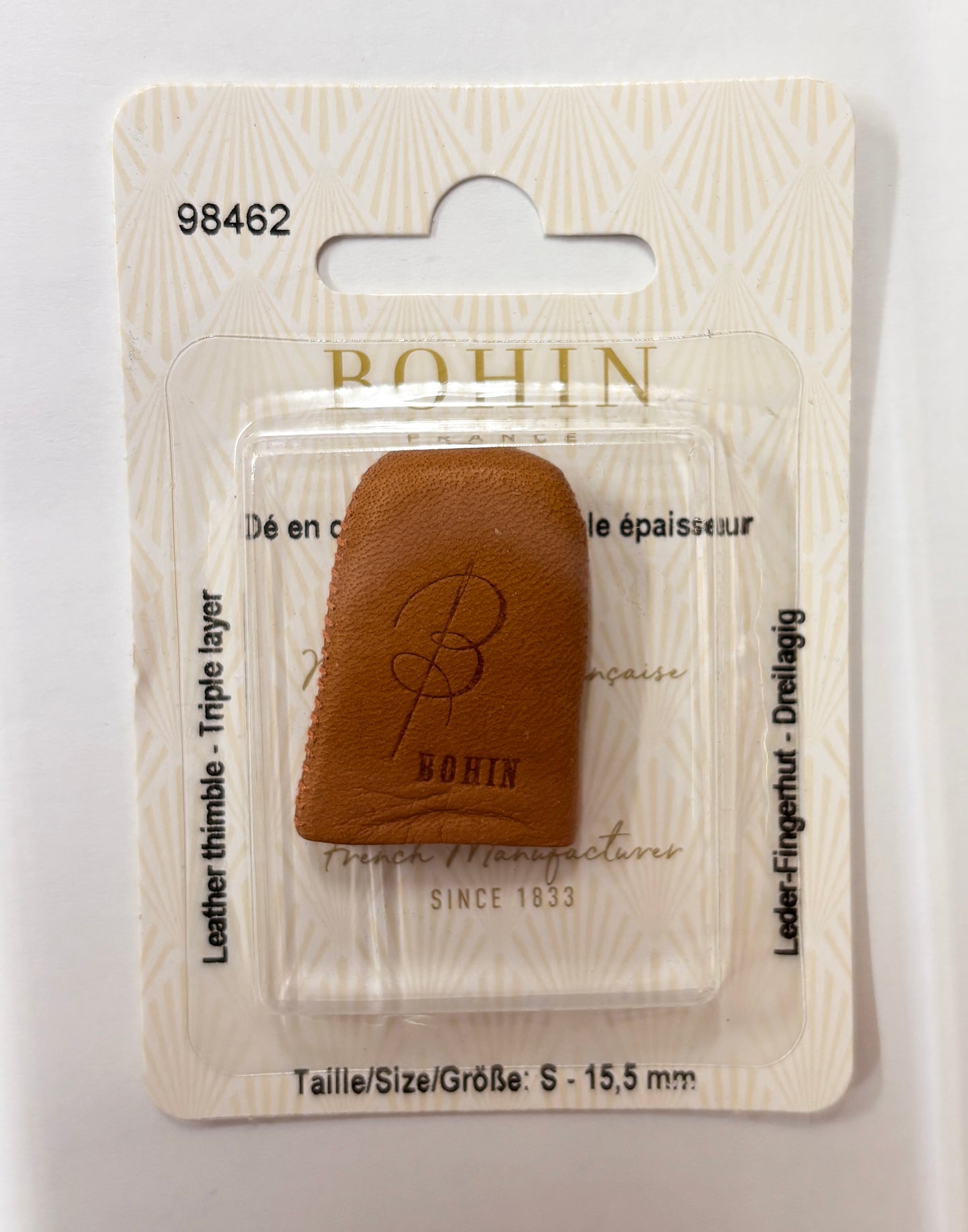 Bohin Leather Thimble Small