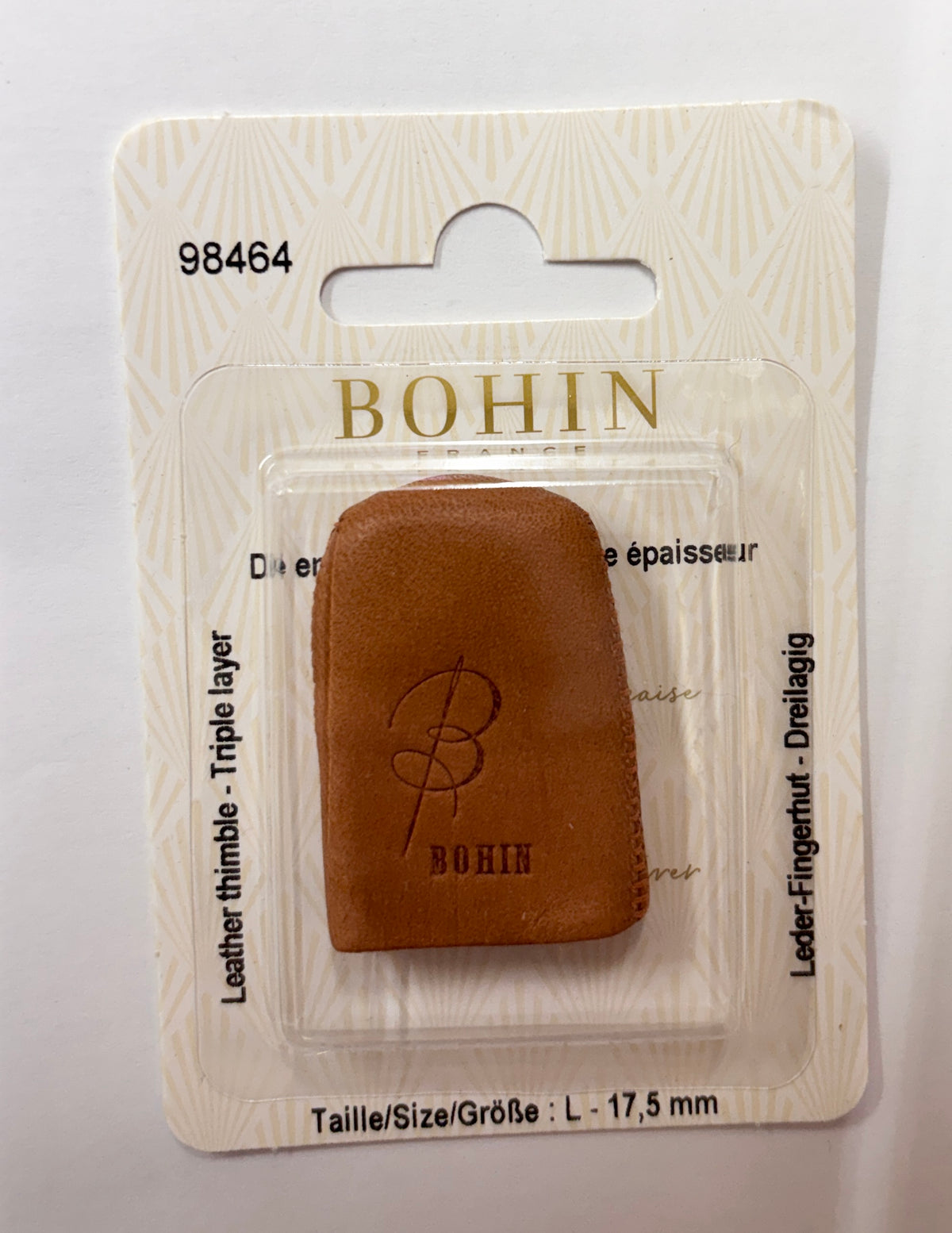 Bohin Leather Thimble Large