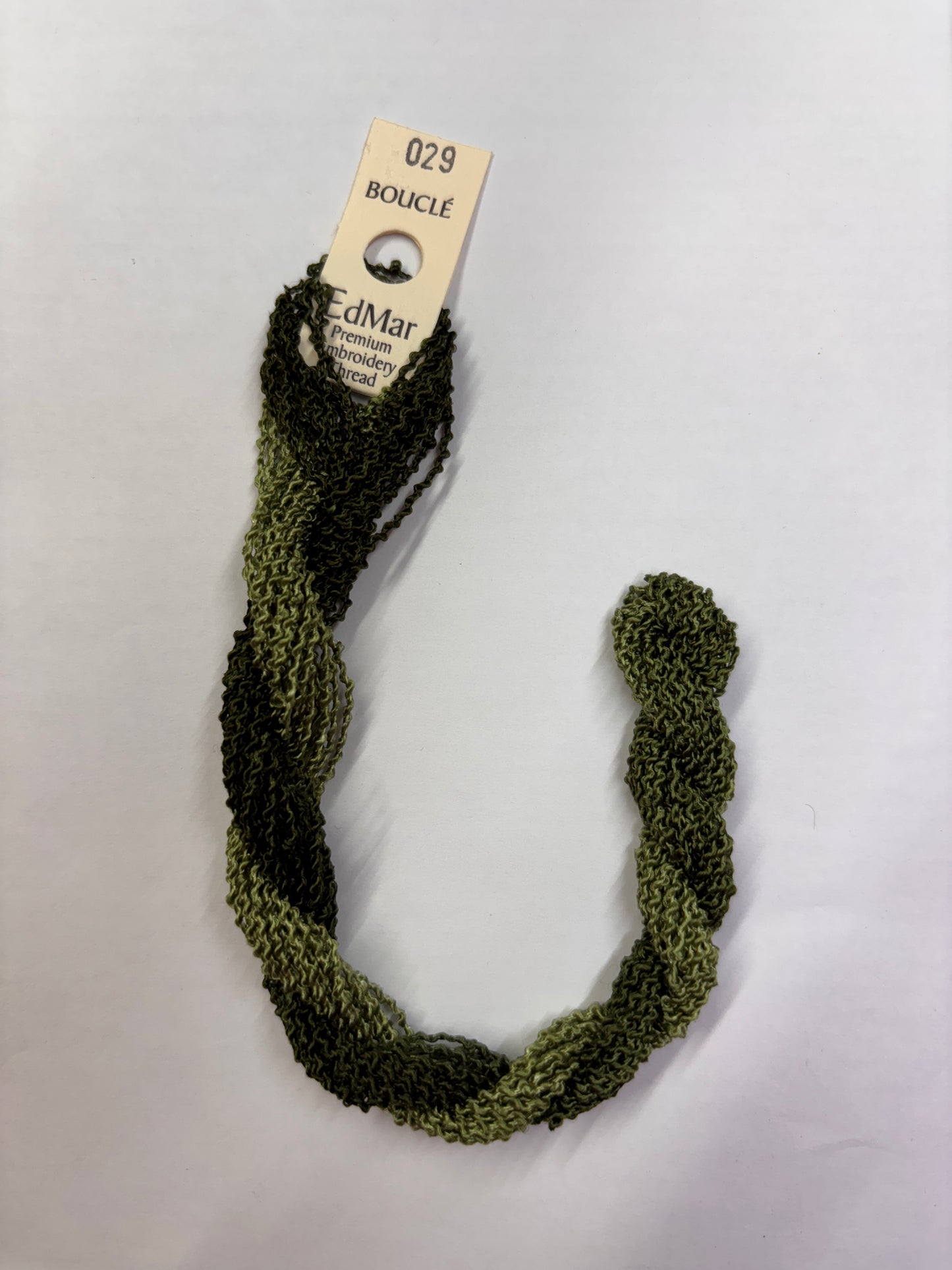 Bouclé - 029 Dark to Medium Khaki Green
