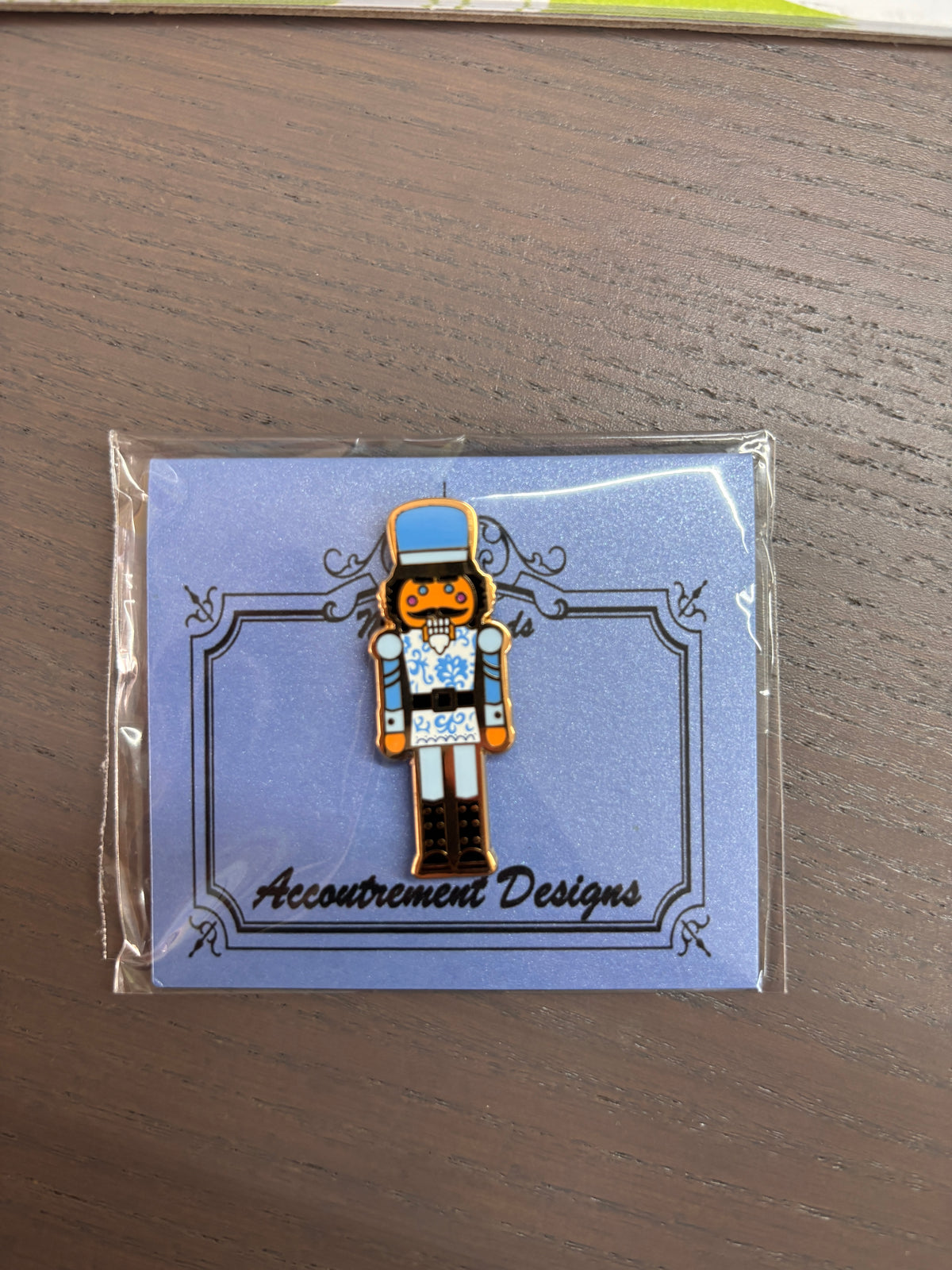 Blue Nutcracker Needle Minder