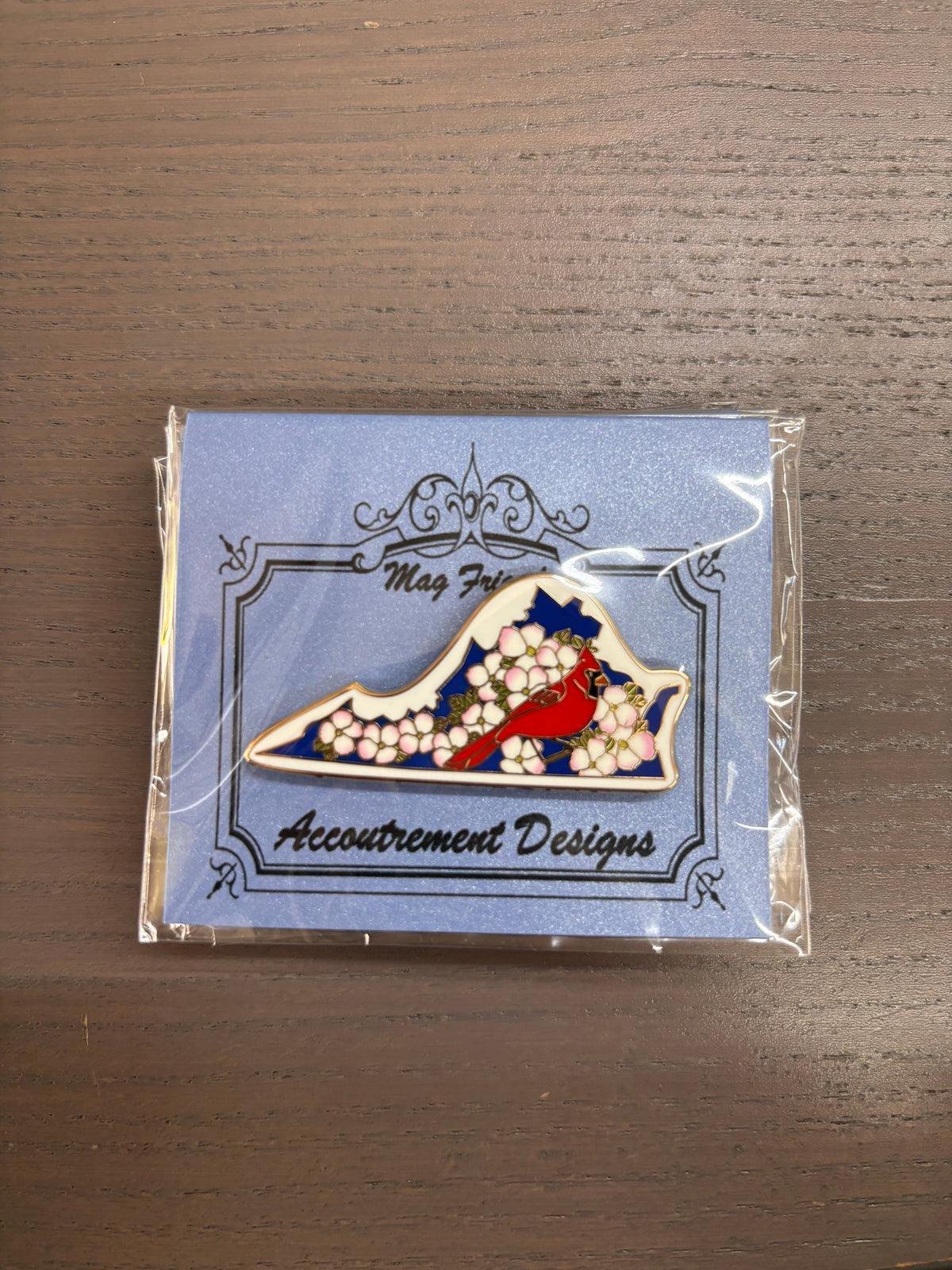 Virginia Dogwood Cardinal Needle Minder