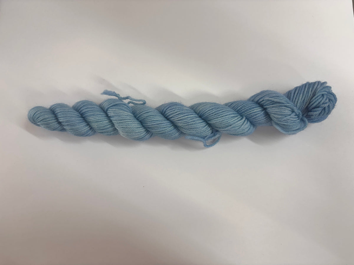 Botanical Yarn Hydrangea Blue Heaven Mini Skein