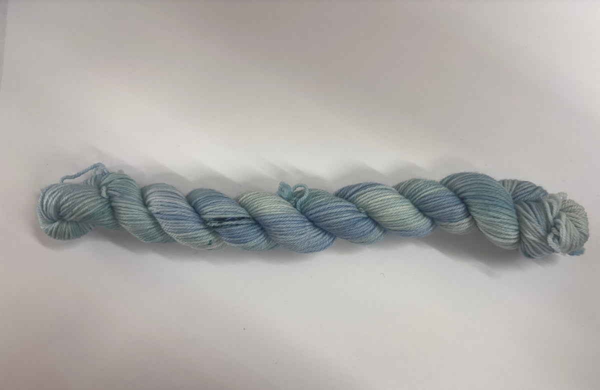 Botanical Yarn Hydrangea Blue Heaven Mini Skein