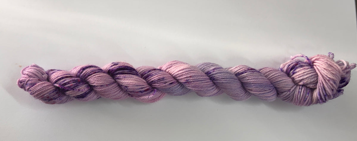 Botanical Yarn Hydrangea Harlequin Mini Skein
