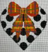 Heart & Bow Orange