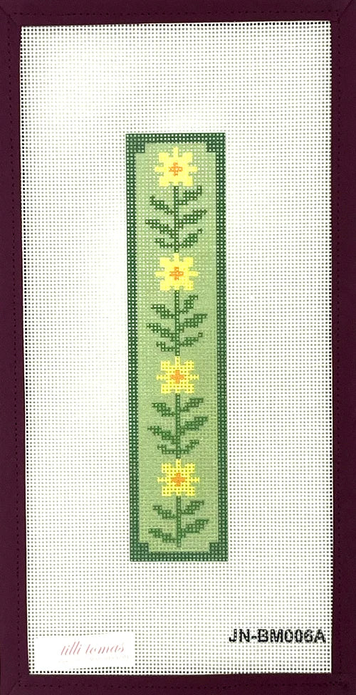Green Daisy Bookmark