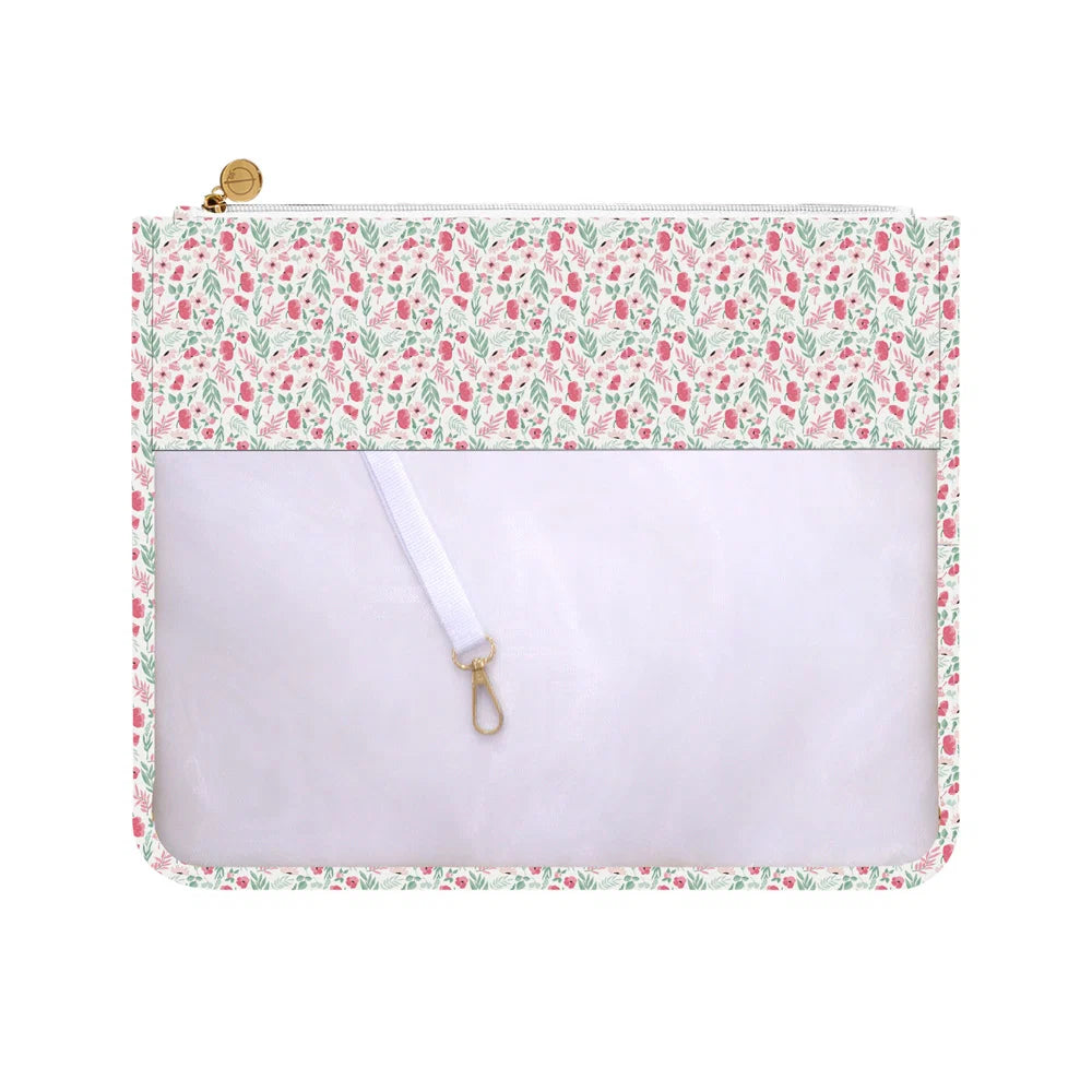 Sage & Pink Floral Project Bag